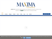 Tablet Screenshot of maximacompany.it